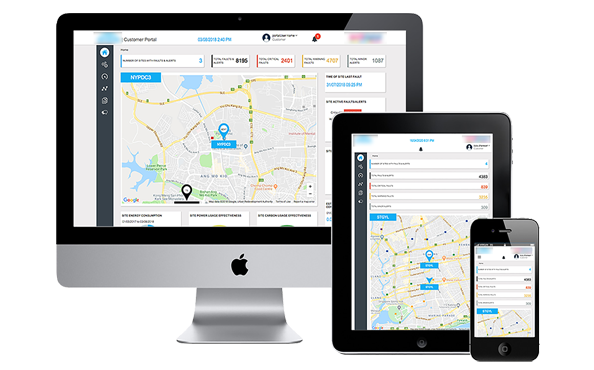 The monitoring platform across desktop, tablet, and mobile